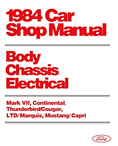 1984 Ford / Lincoln / Mercury WSM