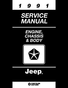 Livre: 1991 Jeep WSM (2 Vol. Set) - Engine, Chassis & Body