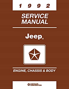 Book: 1992 Jeep - Service Manual (2 Volume Set) - Engine, Chassis & Body 