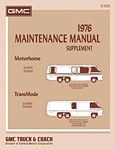 1976 GMC Motorhome and TransMode - Maintenance Manual Supplement | Detroit Iron