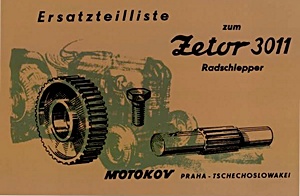 Buch: Zetor 3011 Radschlepper - Ersatzteilliste