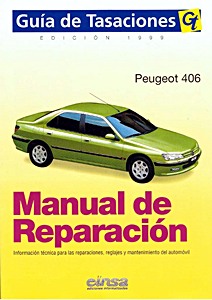 GEIN53163 Portada manual Peugeot 406 - gasolina y diesel (desde 1996)