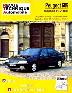 Boek: [RTA 704] Peugeot 605 - 4 cyl ess. et Diesel (90-96)