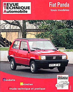 Buch: Fiat Panda - tous modèles (1980-1992) - Revue Technique Automobile (RTA 715)