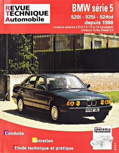 Book: [RTA 521.2] BMW Serie 5: 520i, 525i, 524td (89-91)