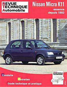 Książka: Nissan Micra K11 - essence (1993-1995) - Revue Technique Automobile (RTA 572.1)