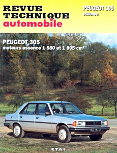 Livre: Peugeot 305 - moteurs essence 1580 et 1905 cm³ (1983-1989) - Revue Technique Automobile (RTA 441.5)