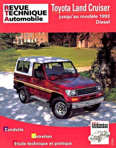 Boek: Toyota Land Cruiser LJ70 et LJ73 - Diesel (1985-1993) - Revue Technique Automobile (RTA 493.4)