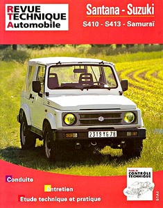 Livre : Suzuki / Santana S 410 - S 413 - Samuraï (1985-1998) - Revue Technique Automobile (RTA 502.5)