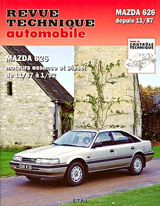 Książka: Mazda 626 - essence et Diesel (11/1987-1/1992) - Revue Technique Automobile (RTA 528.2)