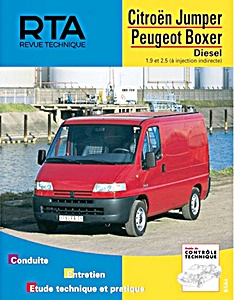 Livre: Citroën Jumper / Peugeot Boxer - Diesel 1.9 et 2.5 (à injection indirecte) (02/1994-02/2002) - Revue Technique Automobile (RTA 583.1)