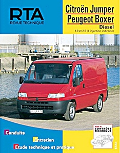 Livre : Citroën Jumper / Peugeot Boxer - Diesel 1.9 et 2.5 (à injection indirecte) (02/1994-02/2002) - Revue Technique Automobile (RTA 583.1)