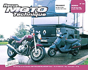 Livre: Peugeot SV 125 et SV 125 L (1991-1995) / Honda CB 750 F II Seven Fifty (1992-2000) - Revue Moto Technique (RMT 95.3)