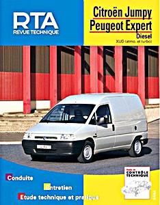 Book: Citroën Jumpy / Fiat Scudo / Peugeot Expert - Diesel XUD (1995-1998) - Revue Technique Automobile (RTA 590.1)