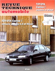 Book: Toyota Carina E - essence 1.6 et Diesel - Revue Technique Automobile (RTA 591.1)