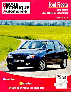 Ford Fiesta - essence Zetec 1.25 et 1.4 (1996-2/2000)