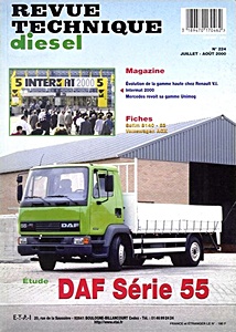 Livre : DAF Série 55 (depuis 8/1995) - Revue Technique Diesel (RTD 224)