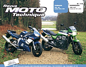 Book: Yamaha YZF-R6 (1999-2000) / Kawasaki ZRX 1100 (1997-2000) - Revue Moto Technique (RMT 116.1)