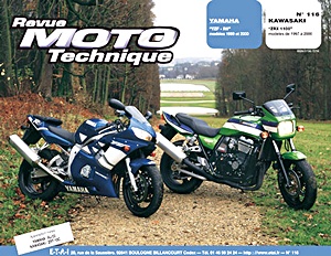 Livre : Yamaha YZF-R6 (1999-2000) / Kawasaki ZRX 1100 (1997-2000) - Revue Moto Technique (RMT 116.1)