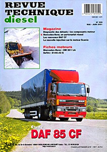 Livre : DAF CF 85 - Revue Technique Diesel (RTD 229)