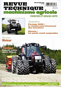 Livre : Valmet série 6000 HiTech : 6250, 6350, 6550, 6650, 6750, 6850 - moteurs Sisu 320, 420, 620 et 634 - Revue Technique Machinisme Agricole (RTMA 143)