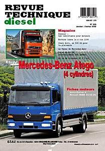 Livre : Mercedes-Benz Atego - moteurs 4 cylindres - Revue Technique Diesel (RTD 233)