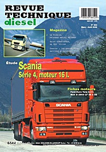 Livre : Scania Série 4 - moteur V8 16 litres - Revue Technique Diesel (RTD 234)