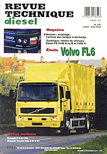 Livre : Volvo FL 6 - moteur D6 B - Revue Technique Diesel (RTD 236)