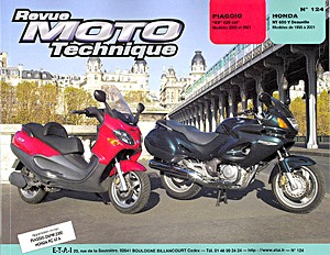 Buch: Piaggio X9 125 (2000-2001) / Honda NT 650 V Deauville (1998-2001) - Revue Moto Technique (RMT 124.1)