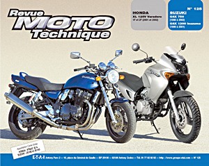 Livre : Honda XL 125V Varadero (2001-2002) / Suzuki GSX 750 (1998-2002) - GSX 1200 Inazuma (1999-2001) - Revue Moto Technique (RMT 125)