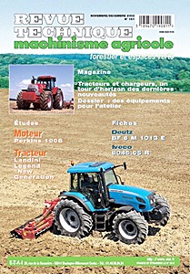 Livre : Landini Legend 120, 130, 140, 160, 180 New Generation - moteur Perkins 1006 - Revue Technique Machinisme Agricole (RTMA 151)