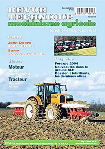 Livre : Renault Atles 915 RZ, 925 RZ, 935 RZ - moteur Deutz BF6M 1013E - Revue Technique Machinisme Agricole (RTMA 154)