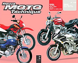 Boek: Honda CG 125 ES (2004) - XR 125 L (2003-2004) / Yamaha FZ6 N et S Fazer (2004-2005) - Revue Moto Technique (RMT 135.1)