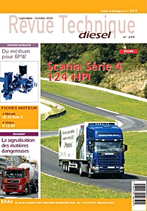 Livre : Scania Série 4 - 124 HPI - Revue Technique Diesel (RTD 249)