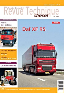 Boek: DAF XF 95 - Revue Technique Diesel (RTD 250)