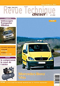 Livre : Mercedes-Benz Vito II Diesel - 109 CDI, 111 CDI, 115 CDI (2003-2010) - Revue Technique Diesel (RTD 254)