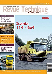 Livre : Scania 114 - 6x4 - Revue Technique Diesel (RTD 255)