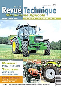 Revue Technique Machinisme Agricole pour l'entretien et la réparation des tracteurs agricoles