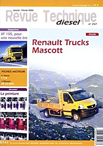 Livre : Renault Mascott (depuis 2004) - Revue Technique Diesel (RTD 257)