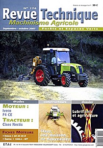 Livre : Claas Nectis 227, 237, 247, 257, 267 - moteurs Iveco F4 CE - Revue Technique Machinisme Agricole (RTMA 174)