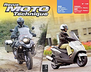 Livre: BMW R 1200 RT-GS-GS Adv. (2004-2007) / MBK YP 125 D/E Skyliner (2001-2007) / Yamaha YP 125 D/E Majesty (2001-2007) - Revue Moto Technique (RMT 145.1)