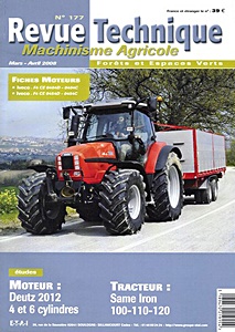 Boek: Same Iron 100, 110, 120 - moteurs Deutz 2012 4 et 6 cylindres - Revue Technique Machinisme Agricole (RTMA 177)