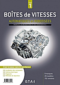 Boek: Boîtes de vitesses automatiques et robotisées (Tome 1) - Manuel d'entretien et de diagnostic 