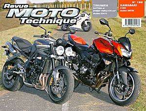 Livre: Triumph Daytona et Street Triple 675 cm³ (2006-2010) / Kawasaki Z1000 (2007-2009) - Revue Moto Technique (RMT 155.1)