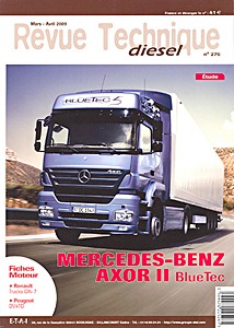 Livre : Mercedes-Benz Axor II BlueTec - Revue Technique Diesel (RTD 276)