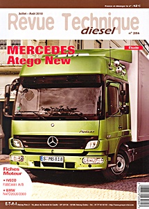 Livre : Mercedes-Benz Atego New - moteurs 4 cylindres - Revue Technique Diesel (RTD 284)