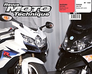 Boek: [RMT 160] Suz GSX-R600 (08-10)/Piaggio Xevo 125 (07-10)