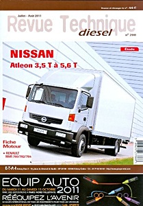 Livre : Nissan Atleon - 3.5 T à 5.6 T - Revue Technique Diesel (RTD 290)