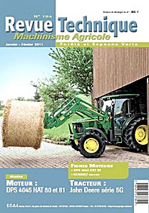 Boek: John Deere série 5G : 5080 G et 5090 G - moteurs DPS 4045 HAT 80 et 81 - Revue Technique Machinisme Agricole (RTMA 194)