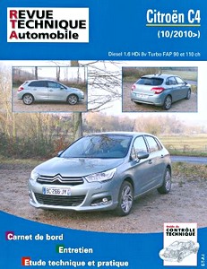 Boek: Citroën C4 II - Diesel 1.6 HDi 8V Turbo FAP - 90 et 110 ch (depuis 10/2010) - Revue Technique Automobile (RTA B759.5)